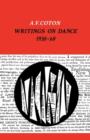 Writings on Dance, 1938-68 - Book