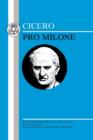 Cicero : "Pro Milone" - Book