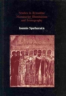 Studies in Byzantine manuscript illumination and iconography - Book