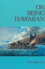 On Being Hawaiian - Book