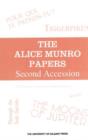 Alice Munro Papers : Second Accession - Book