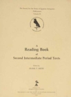A Reading Book of Second Intermediate Period Texts - Book