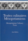 Textes Culinaires Mesopotamiens : Mesopotamian Culinary Texts - Book