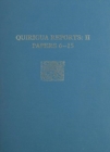 Quirigua Reports, Volume II : Papers 6-15 - Book