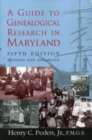 A Guide To Genealogical Research in Maryland 5E - Book
