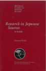Research in Japanese Sources : A Guide - Book