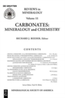 Carbonates : Mineralogy and Chemistry - Book