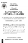 Mathematical Crystallography - Book