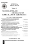Geochemistry and Mineralogy of Rare Earth Elements - Book