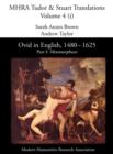 Ovid in English, 1480-1625 : Part I, Metamorphoses Part 1 - Book