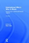 Intl Whos Who Popular Music E1 - Book