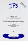 Verbal Reasoning Practice Papers : Dual Format Set  A - Book