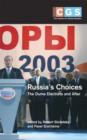 Russia's Choices : The Duma Elections and After - Book