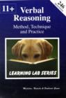 11+ Verbal Reasoning Method, Technique and Practice - Book
