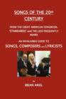 SONGS OF THE 20th CENTURY - Book