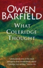 What Coleridge Thought - Book