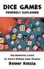 Dice Games Properly Explained - Book
