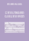 175 Musical Programmes : Classical Music Concerts - Book