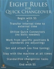 8 Rules for Quick Changeover Poster - Book
