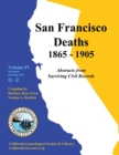 San Francisco Deaths 1865-1905 Volume IV : Q-Z - Book