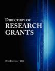 Directory of Research Grants 2012 - Book