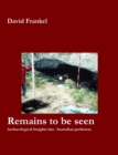 Remains to Be Seen - Book