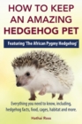 How to Keep an Amazing Hedgehog Pet. Featuring 'The African Pygmy Hedgehog' !! : Everything you Need to Know, Including, Hedgehog Facts, Food, Cages, Habitat and More - Book