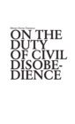 On the duty of civil disobedience - Book