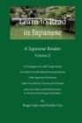 Volume II Learn to Read in Japanese : A Japanese Reader - Book