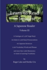 Volume III Learn to Read in Japanese - Book