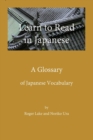 Learn to Read in Japanese : A Glossary - Book
