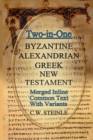 Two-In-One Byzantine Alexandrian Greek New Testament - Book