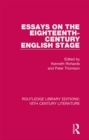 Essays on the Eighteenth-Century English Stage - eBook