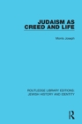 Judaism as Creed and Life - eBook