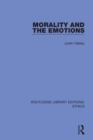 Morality and the Emotions - eBook