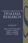 Current Directions in Dyslexia Research - eBook