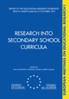 Research into Secondary School Curricula - eBook