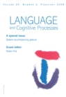 Speech Accompanying-Gesture : A Special Issue of Language and Cognitive Processes - eBook