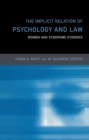 The Implicit Relation of Psychology and Law : Women and Syndrome Evidence - eBook