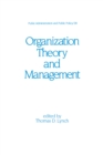 Organization Theory and Management - eBook