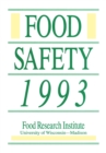 Food Safety 1993 - eBook