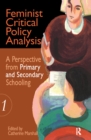 Feminist Critical Policy Analysis I - eBook