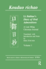 Kouduo richao. Li Jiubiao's Diary of Oral Admonitions. A Late Ming Christian Journal : Translated, with Introduction and Notes by Erik Zurcher, Vol. 1 - eBook