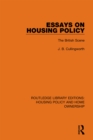 Essays on Housing Policy : The British Scene - eBook