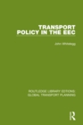 Transport Policy in the EEC - eBook