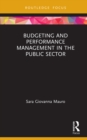 Budgeting and Performance Management in the Public Sector - eBook