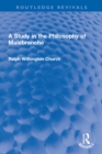 A Study in the Philosophy of Malebranche - eBook