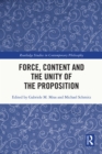 Force, Content and the Unity of the Proposition - eBook
