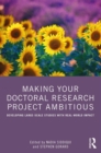 Making Your Doctoral Research Project Ambitious : Developing Large-Scale Studies with Real-World Impact - eBook