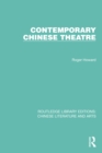 Contemporary Chinese Theatre - eBook